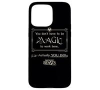 Custodia per iPhone 15 Pro Max Fantastic Beasts and Where to Find Them Magic To Work Here