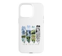 Custodia per iPhone 15 Pro Max Fiordi, pecore e cultura maori - Vacanze Nuova Zelanda