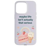 Custodia per iPhone 15 Pro Max Forse la vita non è davvero così serio kawaii