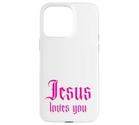 Custodia per iPhone 15 Pro Max Forza per incoraggiarti nei momenti difficili, Gesù ti ama
