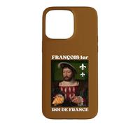 Custodia per iPhone 15 Pro Max Francesco 1 ° Re di Francia con Mezzaluna Umorismo Storia