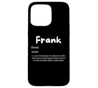 Custodia per iPhone 15 Pro Max Frank Definition Personalized Name Custom Costume For Franks