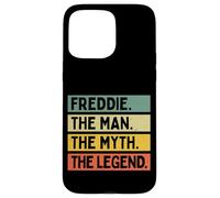 Custodia per iPhone 15 Pro Max Freddie L'uomo Il mito La leggenda Divertente Citazione Personalizzata