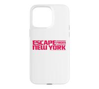 Custodia per iPhone 15 Pro Max Fuga da New York Retro 80s Movie Logo
