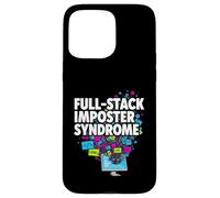 Custodia per iPhone 15 Pro Max Full-Stack Imposter Syndrome Funny Developer Coding