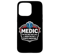 Custodia per iPhone 15 Pro Max Fun Medic I'm The One They Call When The EMT inizia a sudare