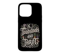 Custodia per iPhone 15 Pro Max Funghi velenosi e tarocchi strega Halloween Occulto Goth Design