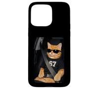 Custodia per iPhone 15 Pro Max Funny 67 Cat Sunglasses Six Seven 6 7 Cat Meme Gen Alpha