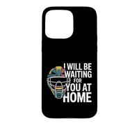 Custodia per iPhone 15 Pro Max Funny Baseball Catcher Daying Waiting For You At Home