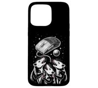 Custodia per iPhone 15 Pro Max Funny Cosmic Opossum Worship Retro Computer Mouse