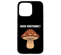 Custodia per iPhone 15 Pro Max Funny minimalist mushroom simple holy shiitake