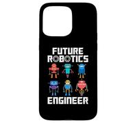 Custodia per iPhone 15 Pro Max Future Robotics Engineer Funny Robot Engineering Kids