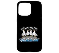 Custodia per iPhone 15 Pro Max Gabbiani Mamma Gridare Acqua Divertimento Spiaggia Famiglia Madri Umorismo