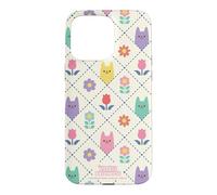 Custodia per iPhone 15 Pro Max Gabby’s Dollhouse Floral Cat Tile All Over Print