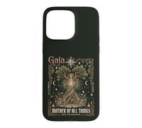 Custodia per iPhone 15 Pro Max Gaia Madre Terra Albero della Vita Dea Mitologia Arte