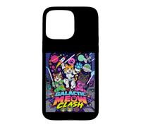 Custodia per iPhone 15 Pro Max Galactic Funny Clash Space Cats Illustration Graphic Cartoon