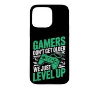Custodia per iPhone 15 Pro Max Gamers Don't Get Older We Just Level Up Funny Gamer Retro