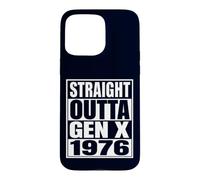 Custodia per iPhone 15 Pro Max Gen X 1976 Retro Vintage Divertente Generazione X Compleanno