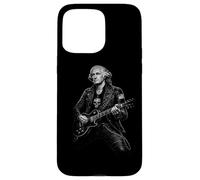 Custodia per iPhone 15 Pro Max George Washington che suona la chitarra elettrica divertente 4 luglio