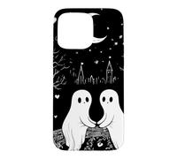 Custodia per iPhone 15 Pro Max Ghosts The Lovers Tarocchi Vintage Gothic Halloween