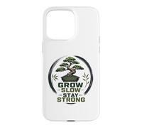 Custodia per iPhone 15 Pro Max Giapponese Bonsaï arbre plante Motivations Bonsaï