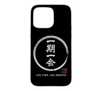 Custodia per iPhone 15 Pro Max Giapponese Detto Ichigo Ichie Tea Cerimonia Mindfulness Kanji