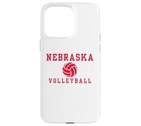 Custodia per iPhone 15 Pro Max Giocatore della squadra di pallavolo del Nebraska