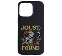 Custodia per iPhone 15 Pro Max Giostra e Trovato Medieval Knight Renaissance Fair Pun