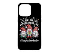 Custodia per iPhone 15 Pro Max Gnomo coordinatore della disciplina Everything Is Fine Christmas
