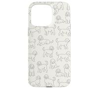 Custodia per iPhone 15 Pro Max Goldendoodle Labradoodle Doodle Cane