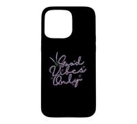 Custodia per iPhone 15 Pro Max Good Vibes Only Lavender Garden Fragranza Pianta