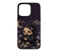 Custodia per iPhone 15 Pro Max Goth Duck Emo Triste Estetica Cuore spezzato