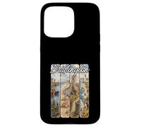 Custodia per iPhone 15 Pro Max Gran Bretagna Viaggi Spiaggia Spiaggia Bridlington