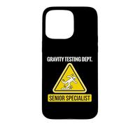 Custodia per iPhone 15 Pro Max Gravity Testing Dept Senior Specialist Persona goffa