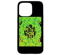 Custodia per iPhone 15 Pro Max Green Lantern Oath Black