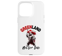 Custodia per iPhone 15 Pro Max Greenland Flag Bear Support Greenland Is Not For Sale
