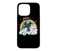 Custodia per iPhone 15 Pro Max Grim Reaper Riding Unicorn | Aesthetic Pastel Goth Girls