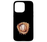 Custodia per iPhone 15 Pro Max Guanto da baseball Donut Dessert Fun