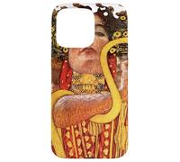 Custodia per iPhone 15 Pro Max Gustav Klimt - Hygieia Medicine Dea greca della salute