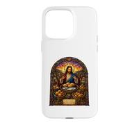 Custodia per iPhone 15 Pro Max Ha preso i cinque pani e i due pesci Gesù Mosaico Art