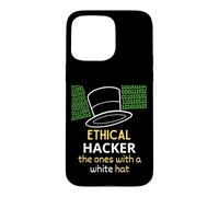 Custodia per iPhone 15 Pro Max Hacker etico quelli con un White Hat Cybersecurity