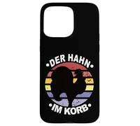 Custodia per iPhone 15 Pro Max Hahn nel cestino pollaio pollaio pollame, gallina, pollame, agricoltore