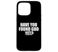 Custodia per iPhone 15 Pro Max Hai ancora trovato Dio? Fede minimalista basata sulla schiena