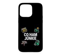 Custodia per iPhone 15 Pro Max Ham Radio Operator CQ Ham Junkie Amateur Broadcaster