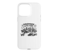 Custodia per iPhone 15 Pro Max Handmade with Fire soffiatore di vetro soffiato in vetro