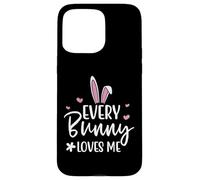 Custodia per iPhone 15 Pro Max Happy Easter Every Bunny Sign Every Bunny Loves Me Chicks