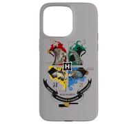 Custodia per iPhone 15 Pro Max Harry Potter Hogwarts Magicial Mischief Level Up Crest
