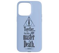 Custodia per iPhone 15 Pro Max Harry Potter Together They Make One Master of Death