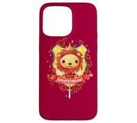 Custodia per iPhone 15 Pro Max Harry Potter Watercolor Gryffindor Crest