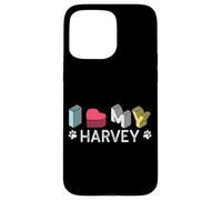 Custodia per iPhone 15 Pro Max Harvey Nome cane personalizzato Harvey Pet Lover